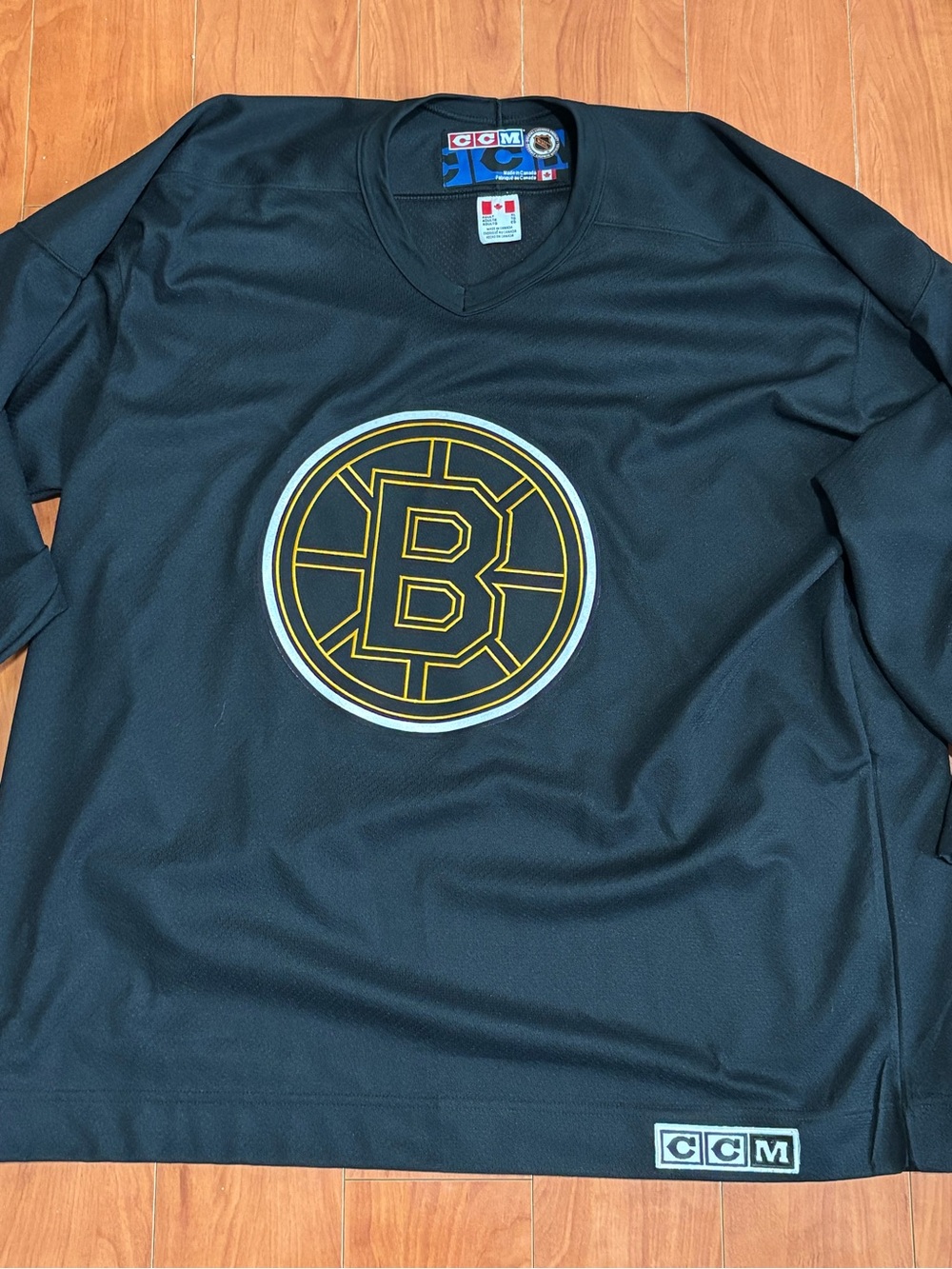 NHL Boston Bruins Black and Gold Hockey Jersey by CCM
